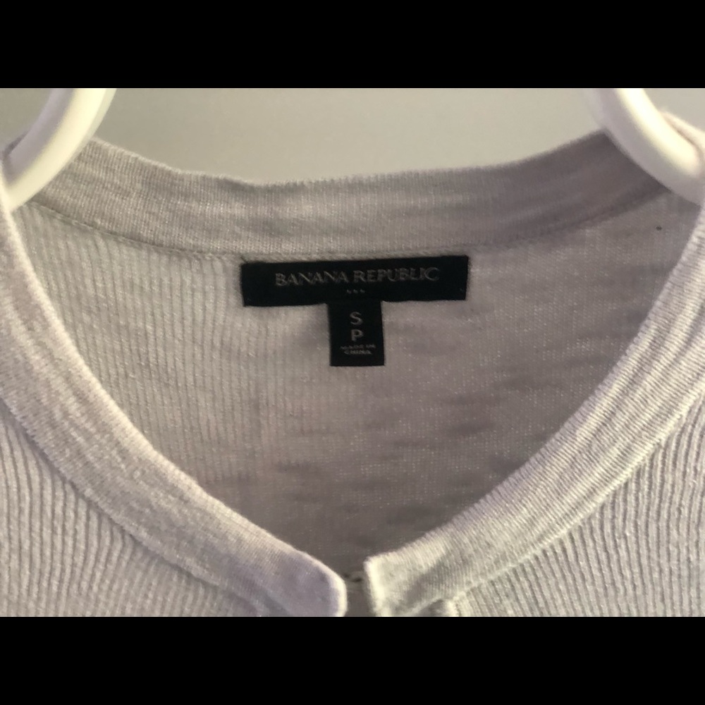 Grey Cropped Cardigan - Picture 2 of 6